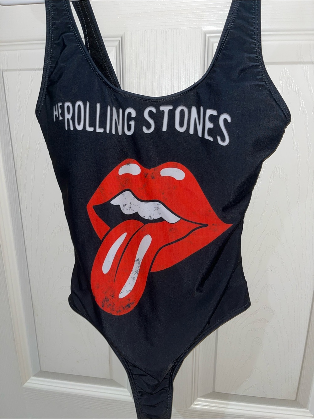 🎉 SALE 🎉 Rolling Stones One-Piece Swimsuit super sexy & a Rare Find size Small